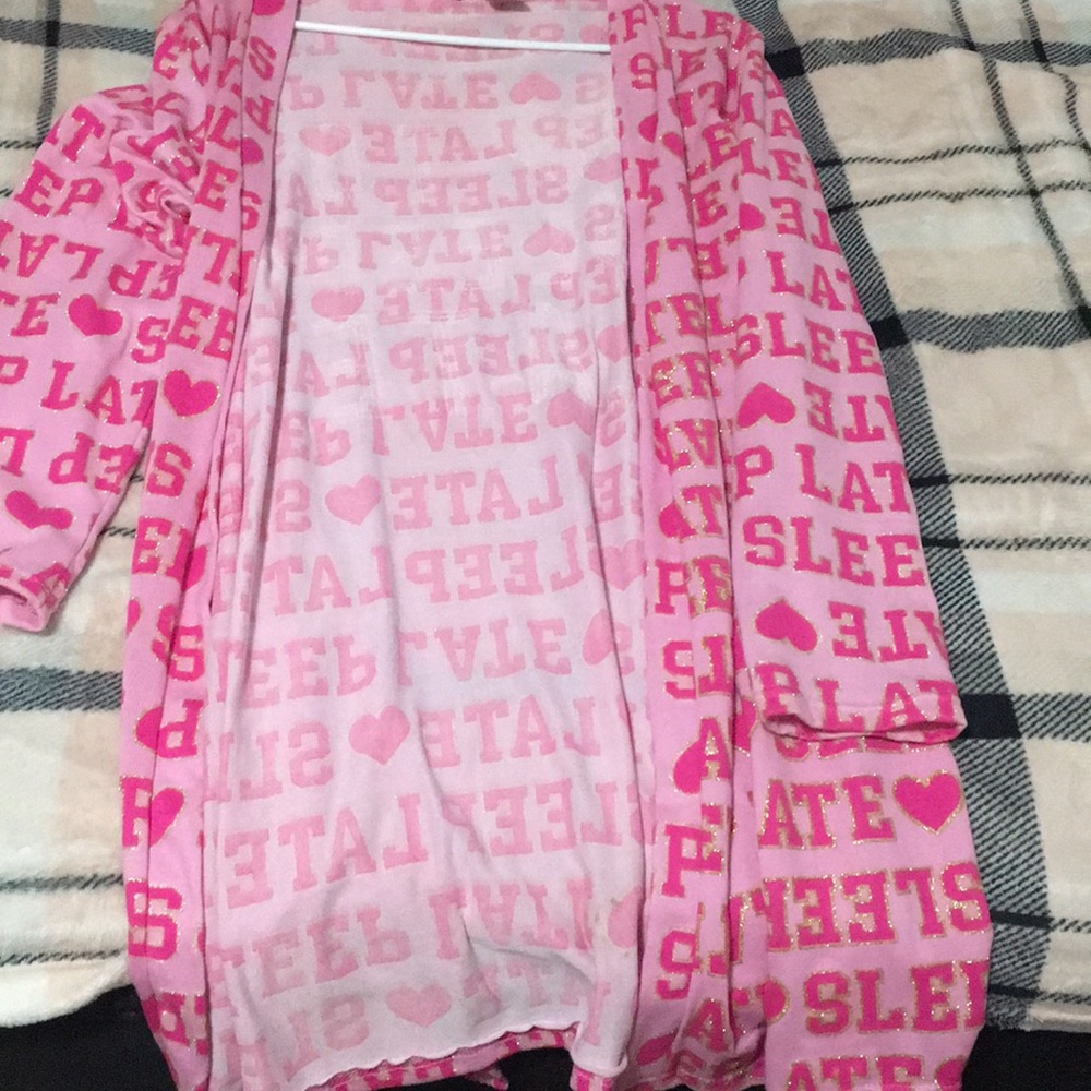 Pink robe